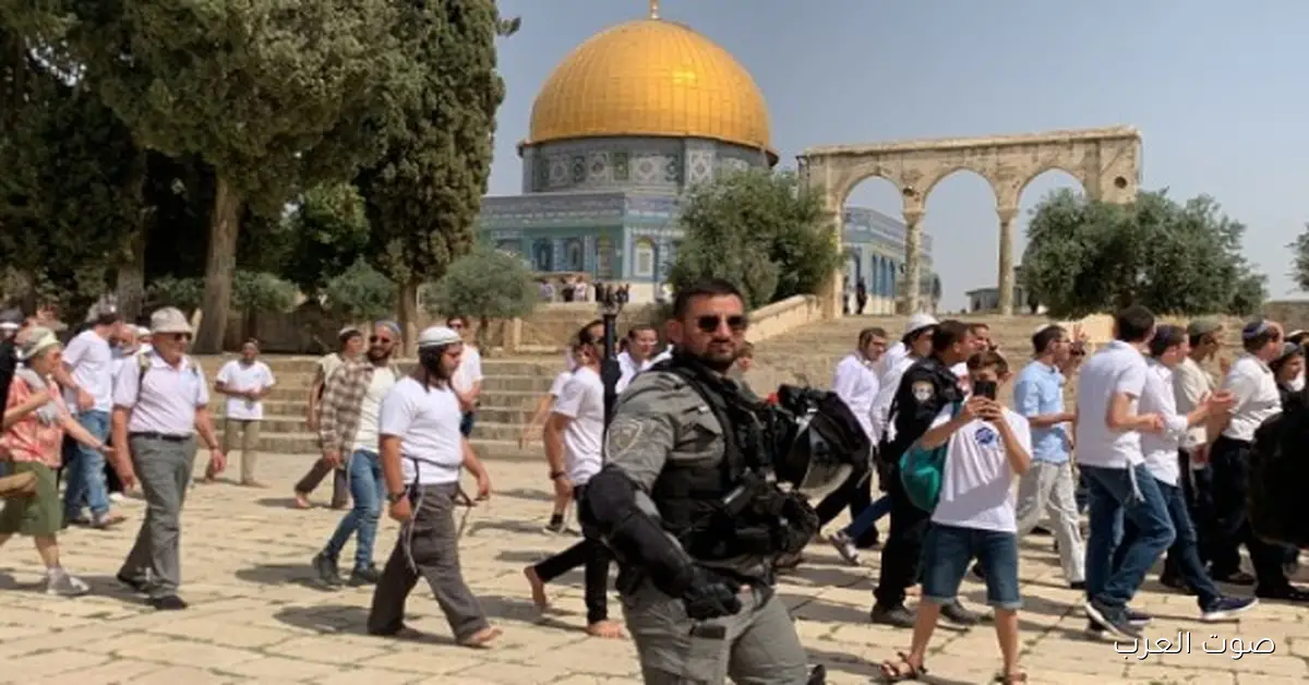168 مستوطن يقتحموا باحات المسجد الأقصى تحت حماية الاحتلال