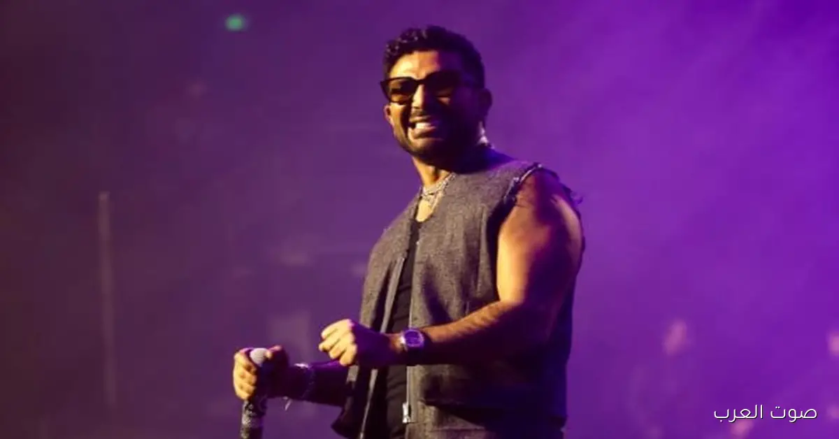 أحمد سعد يخلي الجمهور متحمس في حفلة باريس