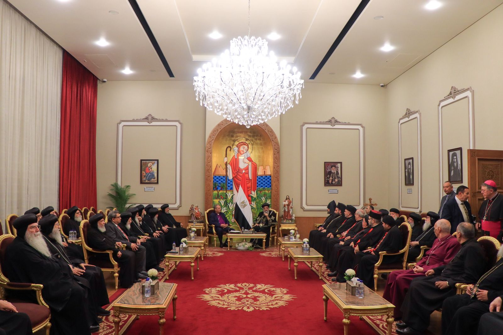 رئيس أساقفة الكنيسة الأسقفية يحضر احتفال مجمع نيقية في الكاتدرائية العباسية 3 1763665823 745 رئيس أساقفة الكنيسة الأسقفية يحضر احتفال مجمع نيقية في الكاتدرائية