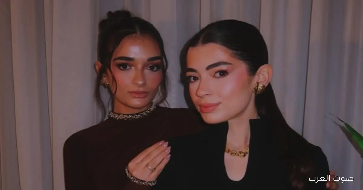 ملك أحمد زاهر مع أختها ليلى: معانا طول العمر