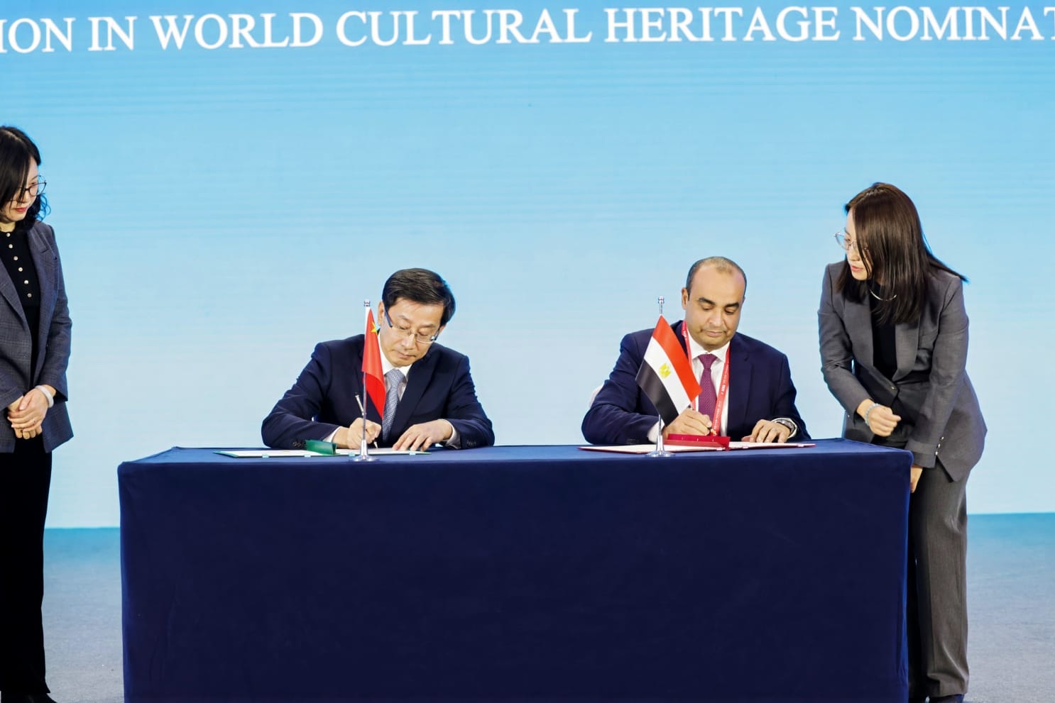 اتفاقية تعاون وبيان مشترك بين الآثار المصرية والهيئة الوطنية للتراث الثقافي في الصين 3 1764257015 322 اتفاقية تعاون وبيان مشترك بين الآثار المصرية والهيئة الوطنية للتراث