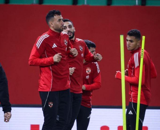 متى ماتش الأهلي مع الجيش الملكي المغربي النهارده في دوري أبطال إفريقيا والقناة اللي هتنقلها 4 تدريبات الأهلي استعدادا للجيش الملكي المغربي