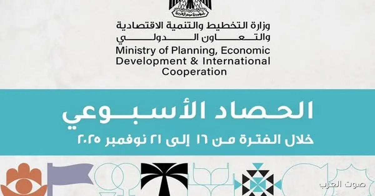 اتفاقيات تمويل سهلة | تفاصيل الحصاد الأسبوعي لوزارة التخطيط