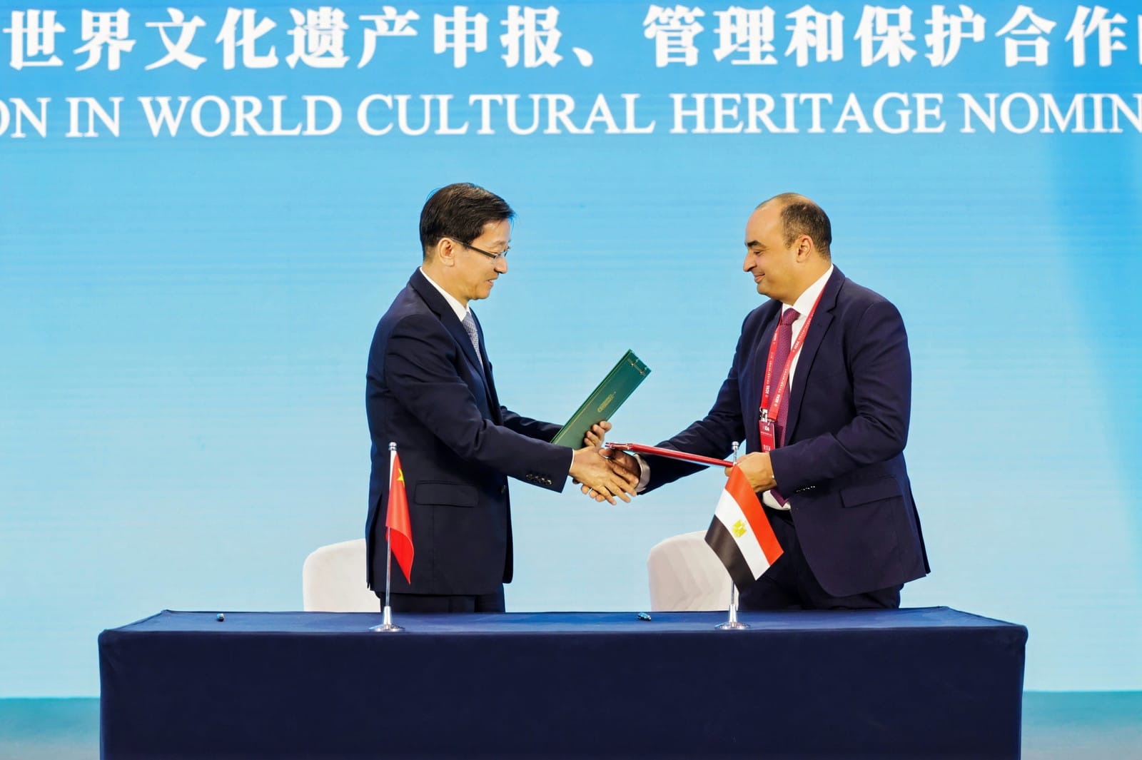 اتفاقية تعاون وبيان مشترك بين الآثار المصرية والهيئة الوطنية للتراث الثقافي في الصين 2 اتفاقية تعاون وبيان مشترك بين الآثار المصرية والهيئة الوطنية للتراث