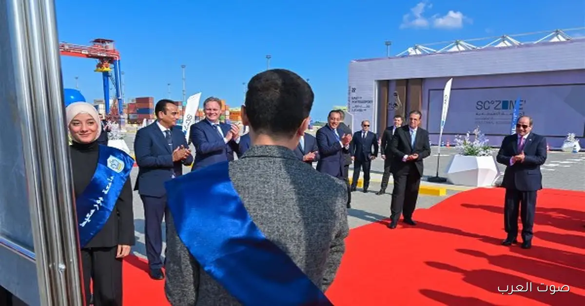 افتتاح محطات بحرية في ميناء شرق بورسعيد والرئيس السيسي يوجه رسائل مهمة