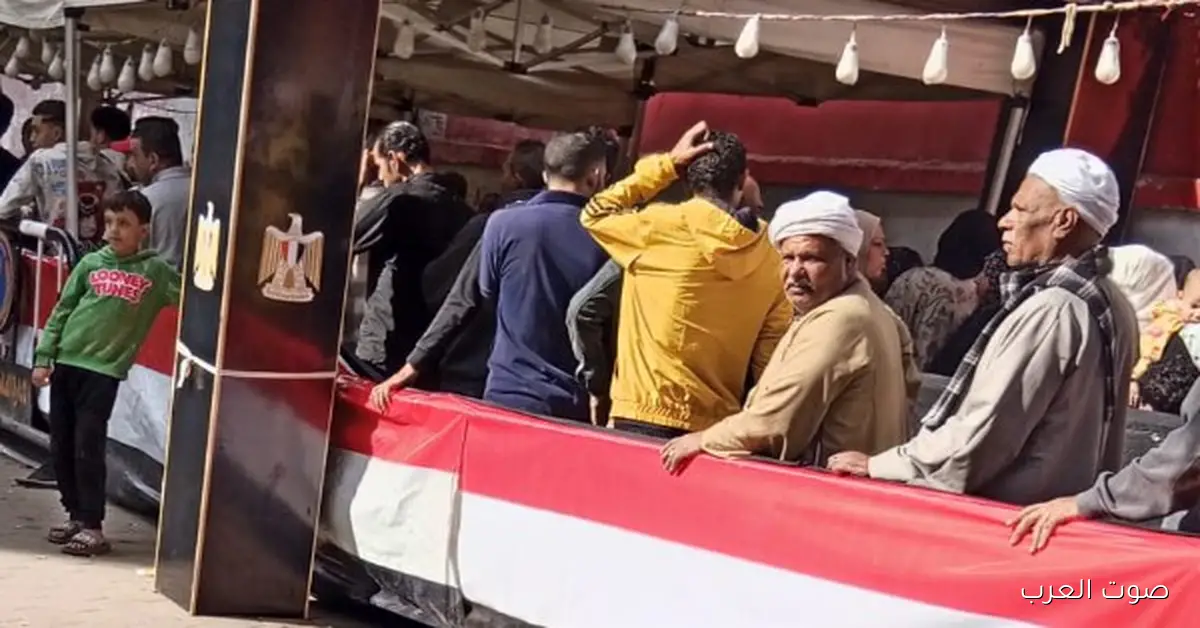 الناخبين لسه بيتوافدوا على لجنة مدرسة أبو بكر الصديق في دار السلام