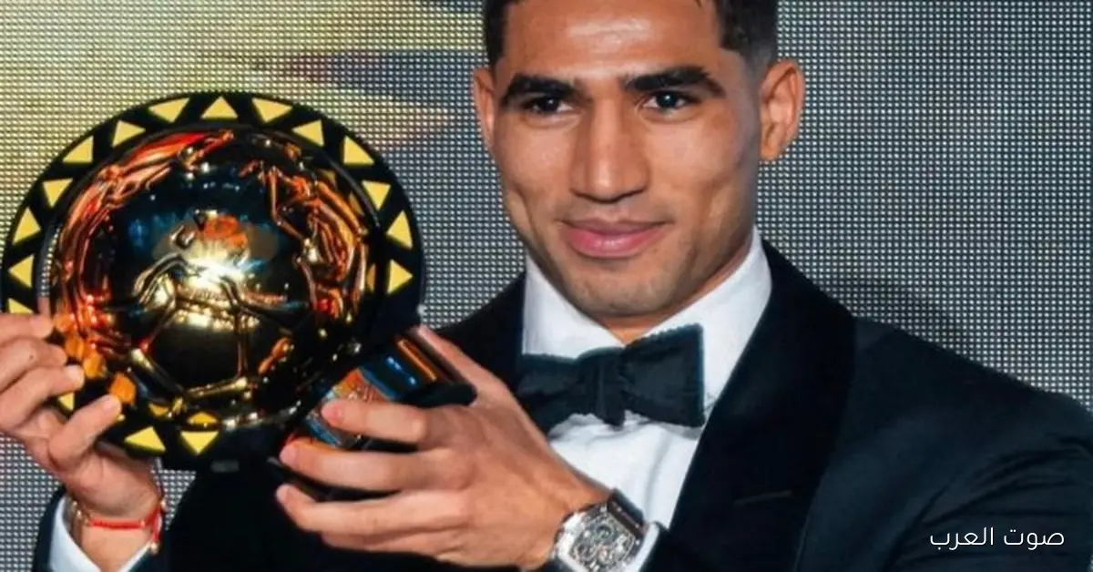 بن شرقي يبارك لأشرف حكيمي على جائزة أفضل لاعب في أفريقيا