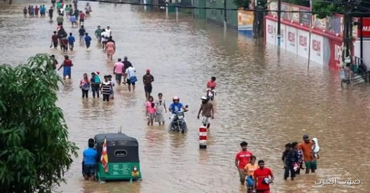 فيضانات سريلانكا تودي بحياة حوالي 200 شخص