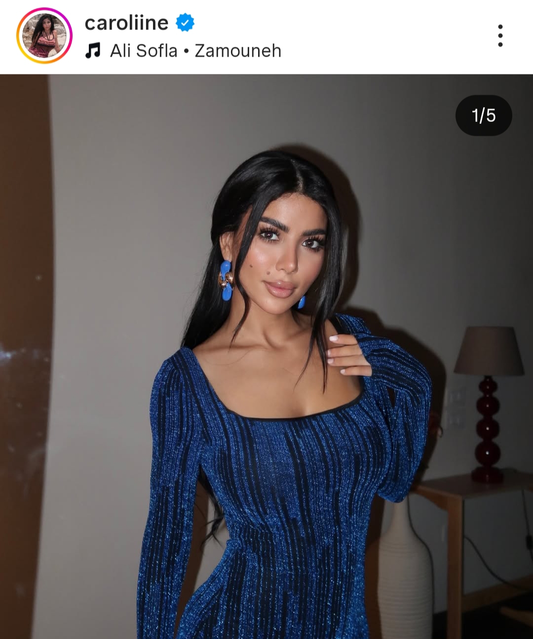 كارولين عزمي بتخطف الأنظار بفستان ضيق على إنستجرام 2 كارولين عزمي بتخطف الأنظار بفستان ضيق على إنستجرام