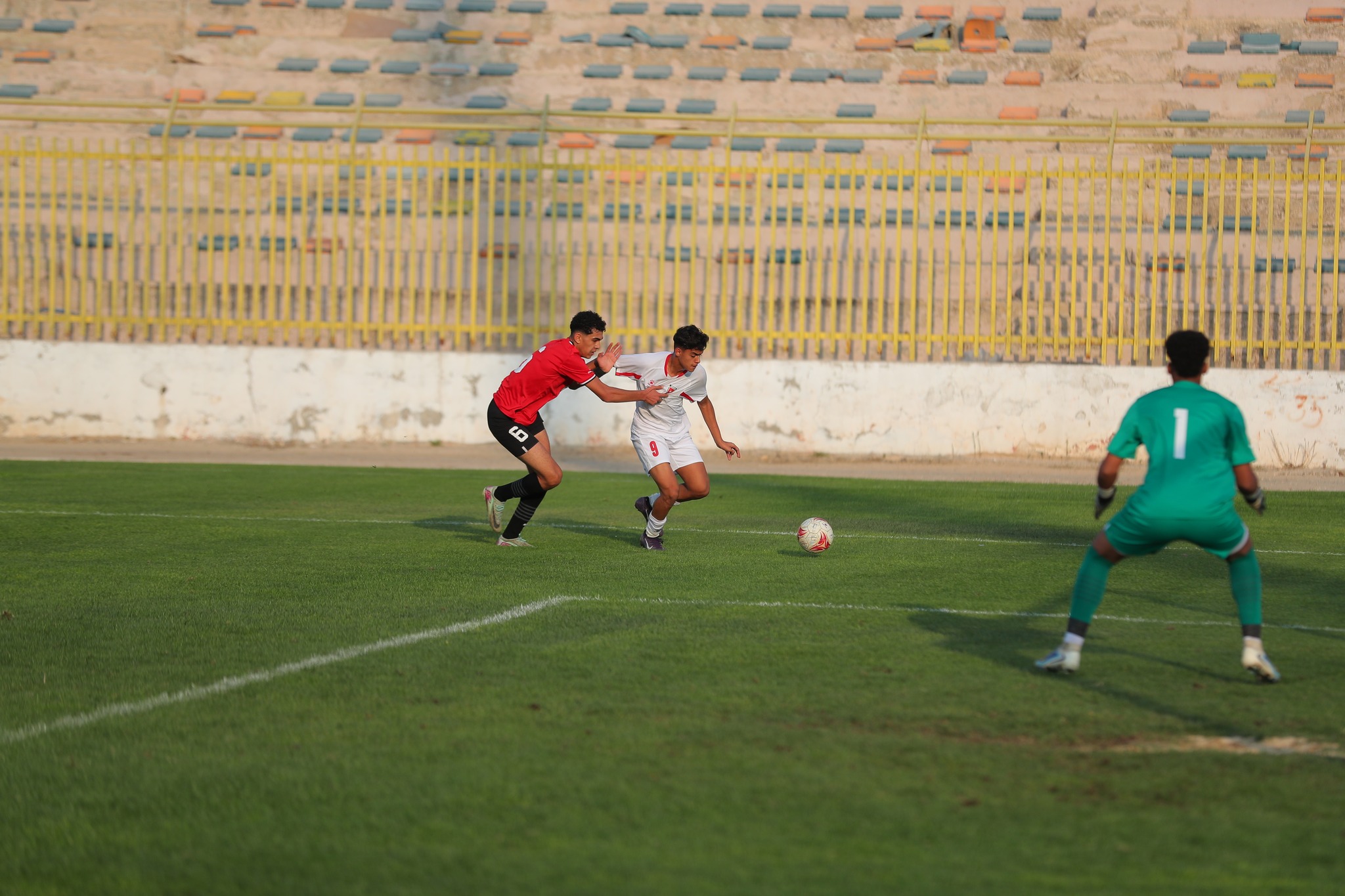 مصر تحت الصغار تفوز على الأردن بهدف واحد رغم نقص اللاعبين 2 منتخب مصر مواليد 2009