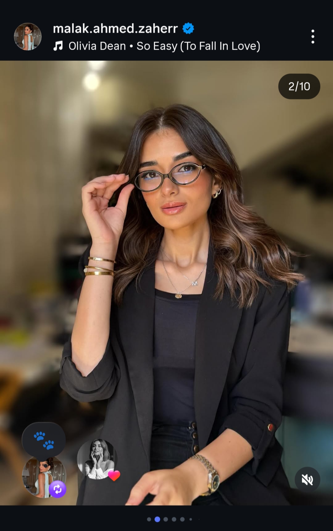 ملك أحمد زاهر تسرق الأنظار بإطلالة كلاسكية جميلة 2 ملك أحمد زاهر