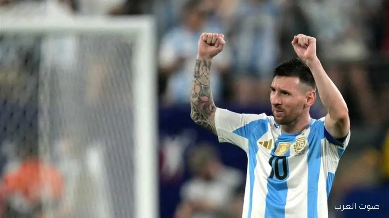 ميسي في مقدمة منتخب الأرجنتين قبل مباراة أنجولا الودية