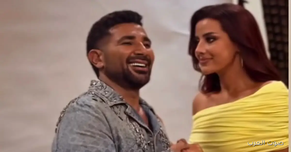 أخف دم في العالم.. رضوى الشربيني تتكلم عن أحمد سعد في أحدث ظهور ليهم