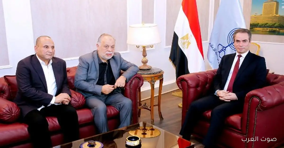 بحضور المسلماني.. نقيبا الممثلين والسينمائيين يتناقشوا عن التعاون في ماسبيرو