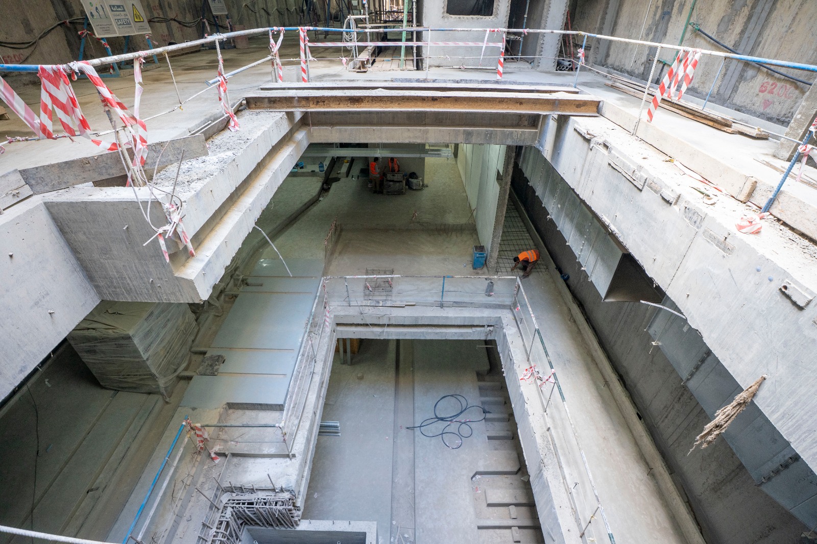 النقل تنشر صور جديدة للمرحلة الأولى من الخط الرابع لمترو الأنفاق 14 1764907243 343 النقل تنشر صور جديدة للمرحلة الأولى من الخط الرابع لمترو