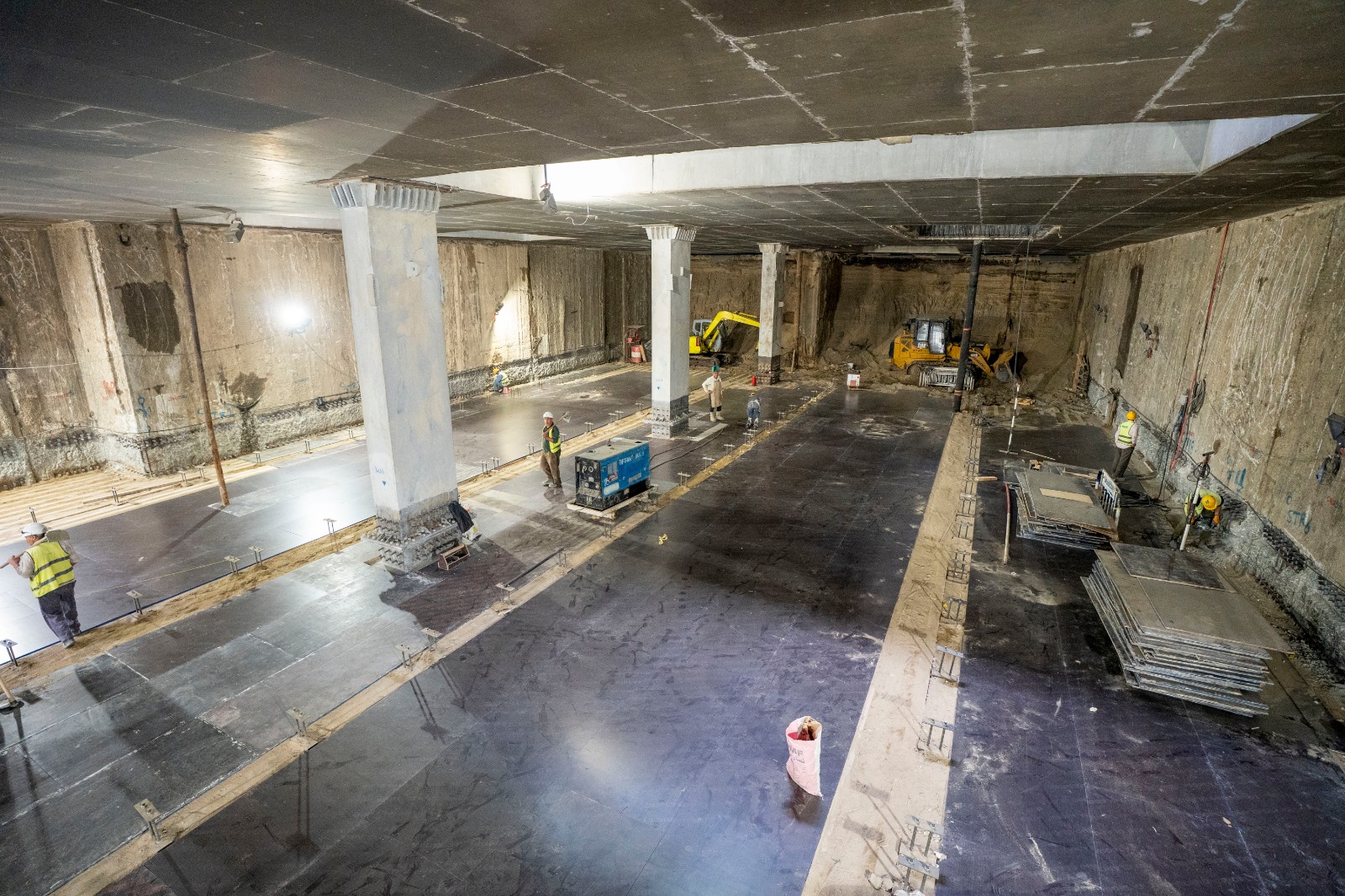 النقل تنشر صور جديدة للمرحلة الأولى من الخط الرابع لمترو الأنفاق 9 1764907243 537 النقل تنشر صور جديدة للمرحلة الأولى من الخط الرابع لمترو