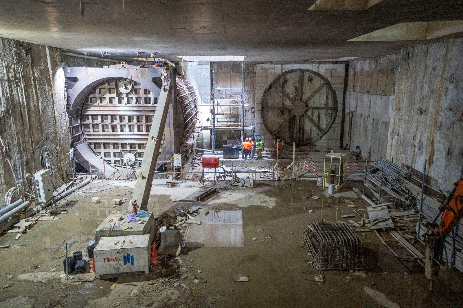 النقل تنشر صور جديدة للمرحلة الأولى من الخط الرابع لمترو الأنفاق 12 1764907243 598 النقل تنشر صور جديدة للمرحلة الأولى من الخط الرابع لمترو