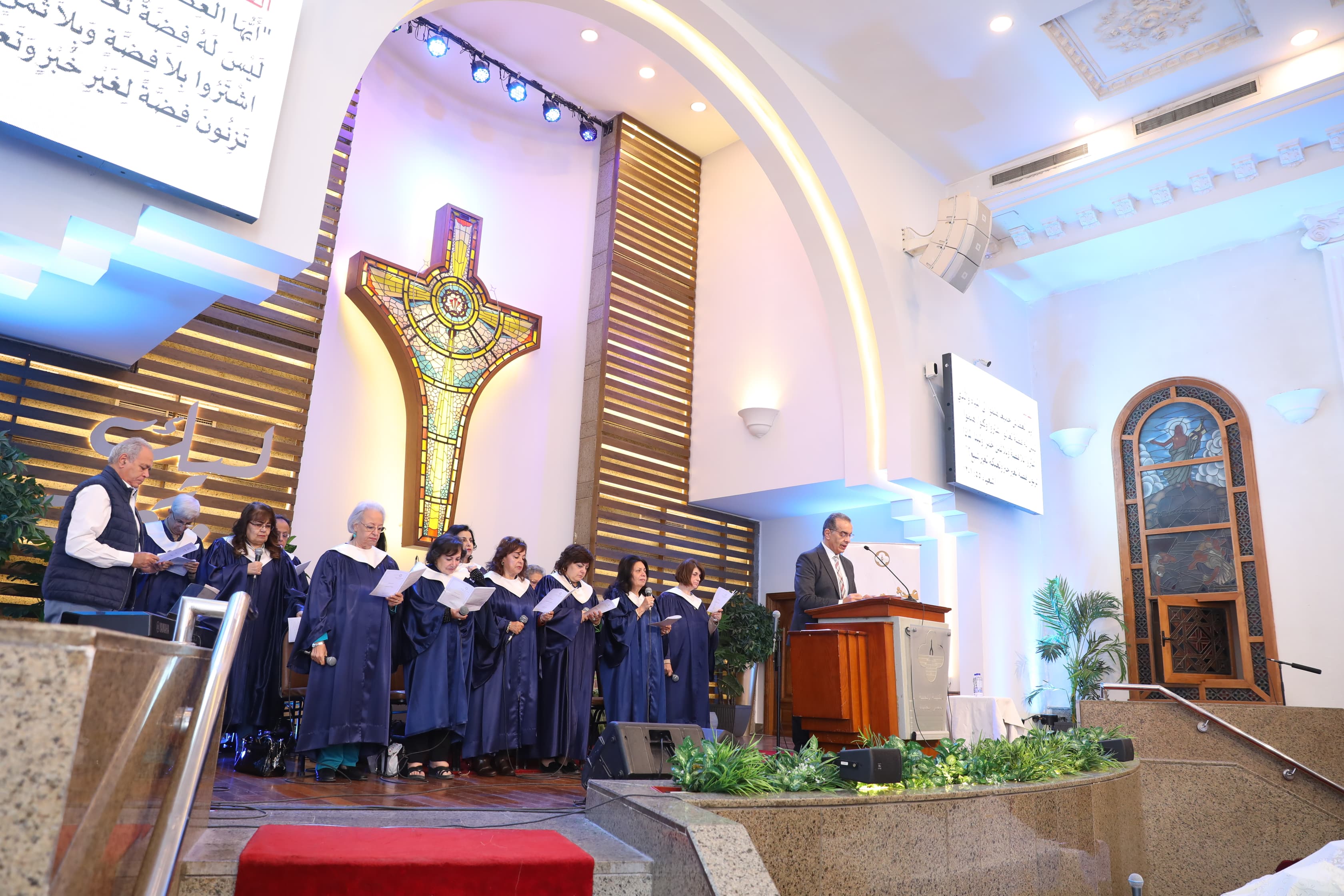 ختام الخدمة بالصلاة