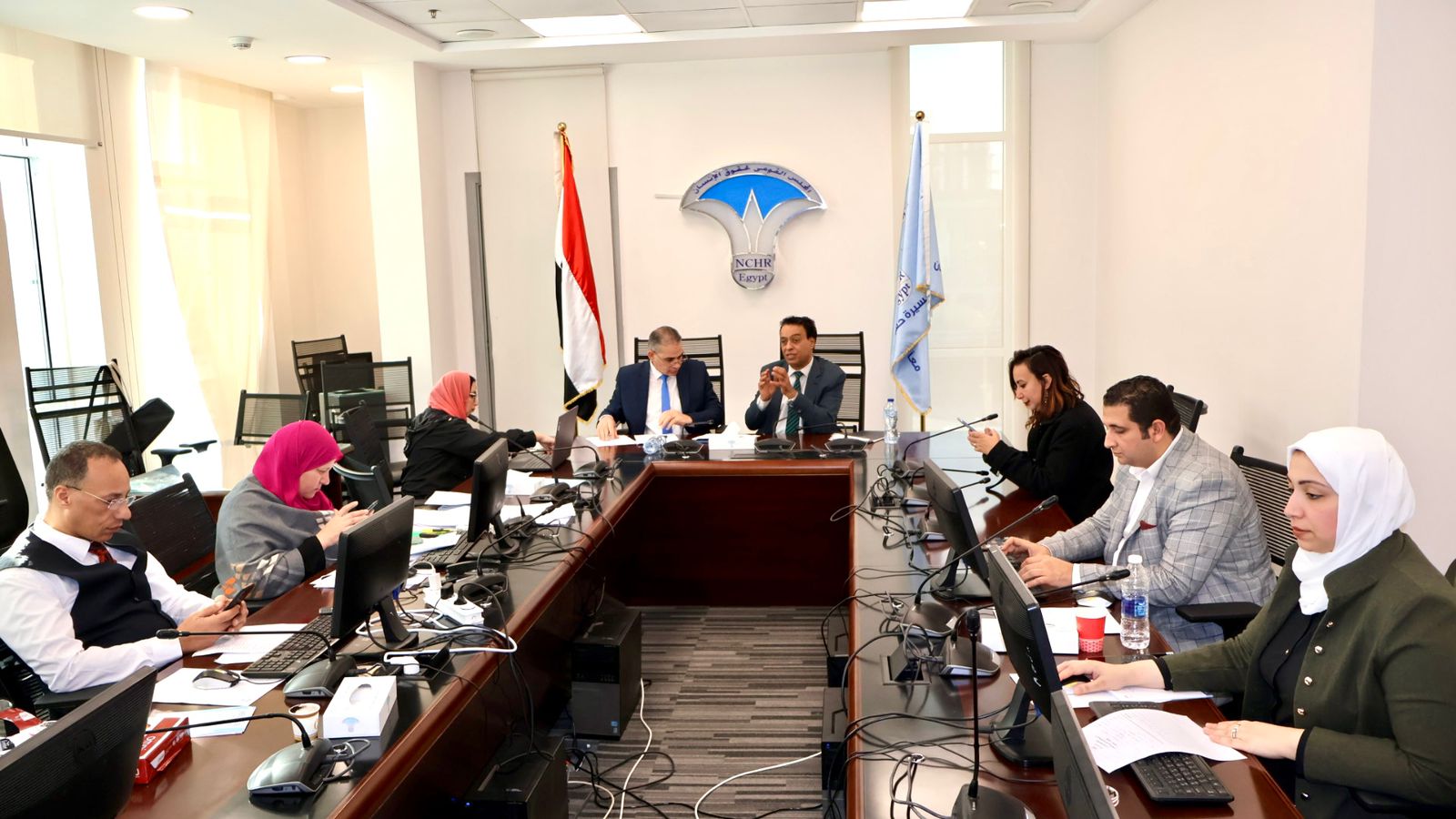 1765441225 876 المجلس القومي لحقوق الإنسان بيتابع إعادة التصويت في الدوائر الملغاة