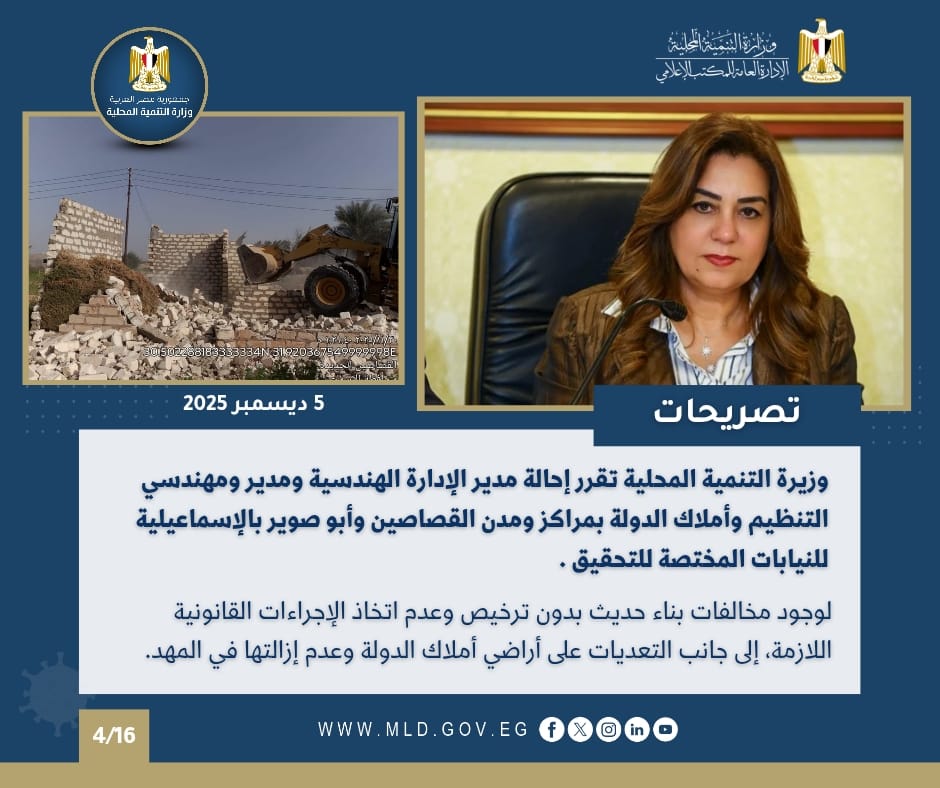 نشرة أسبوعية عن أنشطة التنمية المحلية بالانفوجراف 7 صورة من الاحتفالية