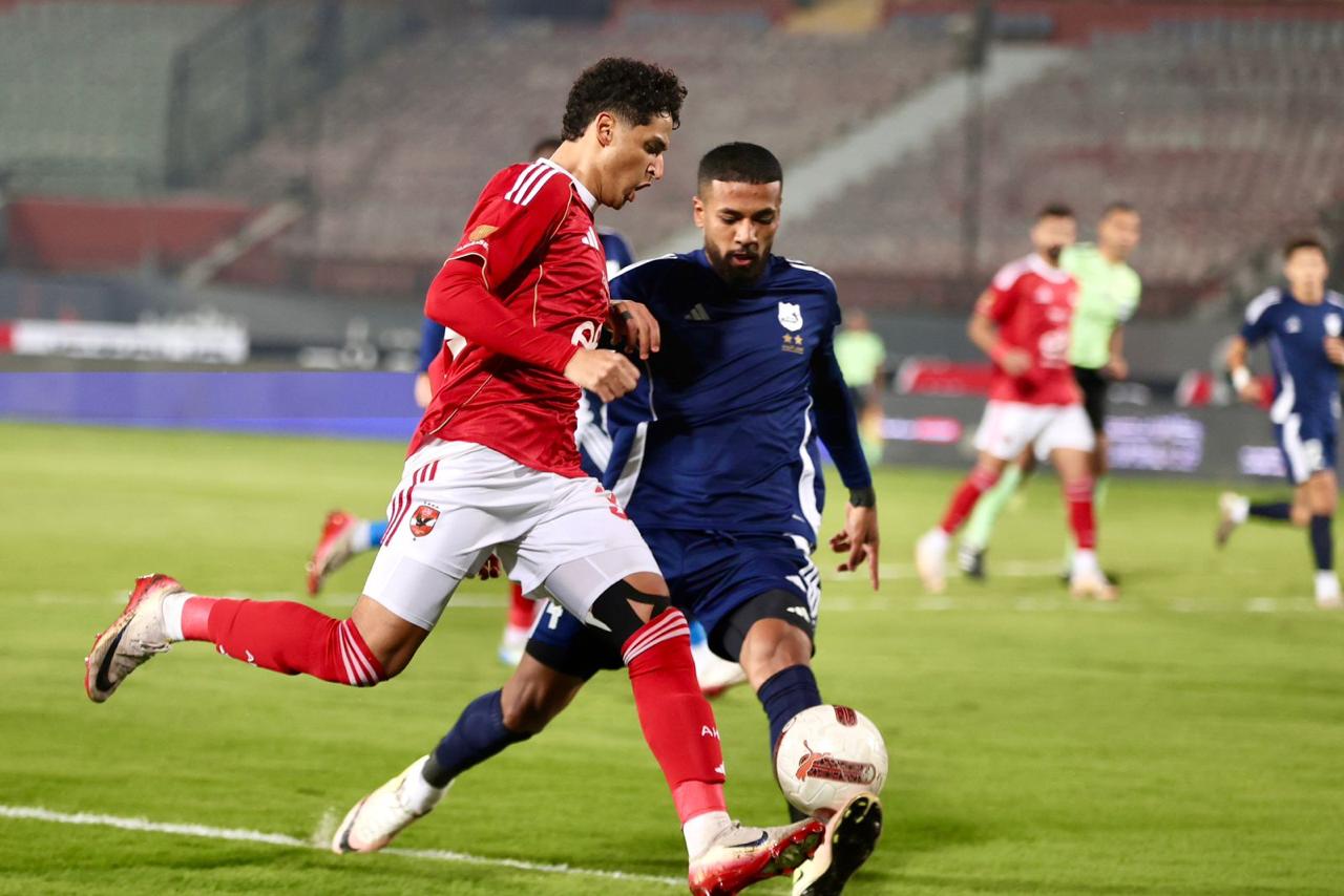 إنبي يهزم الأهلي بهدف وحيد في كاس عاصمة مصر 6 لحظة غلق هدف الأهلي