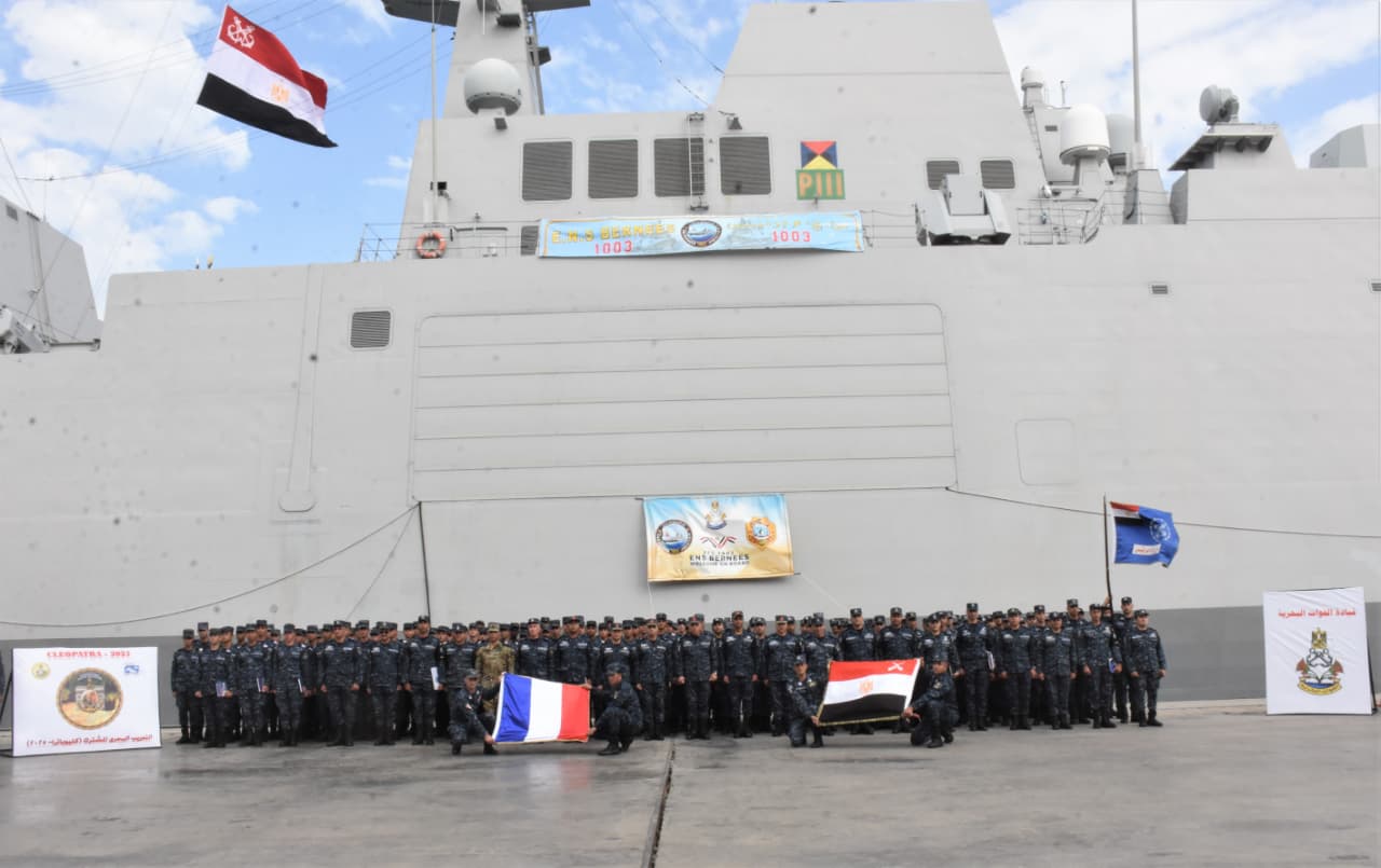 بدء فعاليات التدريب البحري المصري الفرنسي كليوباترا 2025 مع صور 10 تدريب بحري مشترك