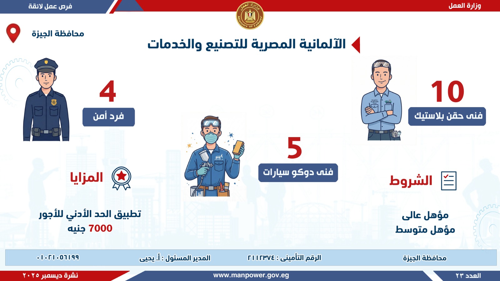 747 وظيفة في الجيزة.. تعالوا شوفوا التفاصيل 2 747 وظيفة في الجيزة تعالوا شوفوا التفاصيل