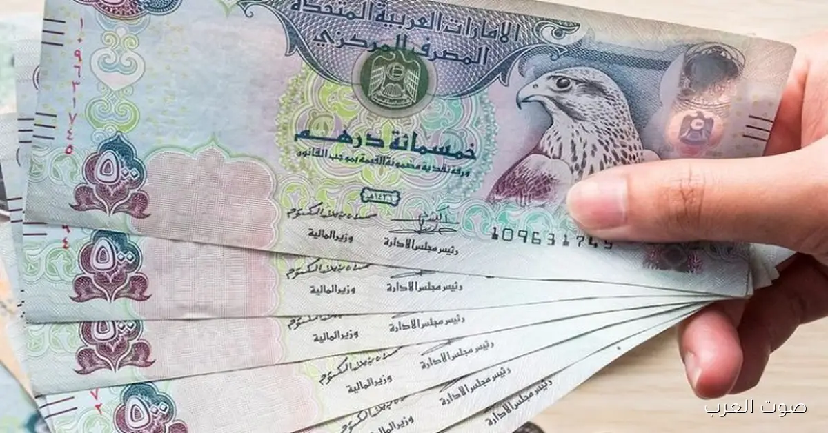 أسعار الدرهم الإماراتي مقابل الجنيه المصري في نهاية يوم الأربعاء 3 ديسمبر 2025