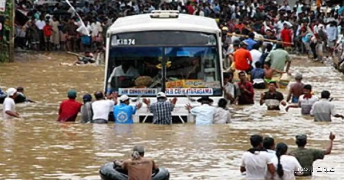 ارتفاع عدد ضحايا الفيضانات والانهيارات الأرضية في سريلانكا لـ 465 شخص