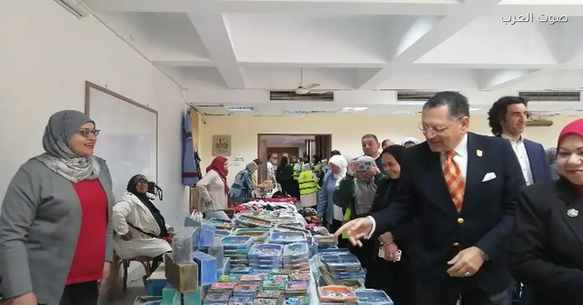 التضامن بتعمل معرض ديارنا للحرف اليدوية والتراثية في جامعة القاهرة