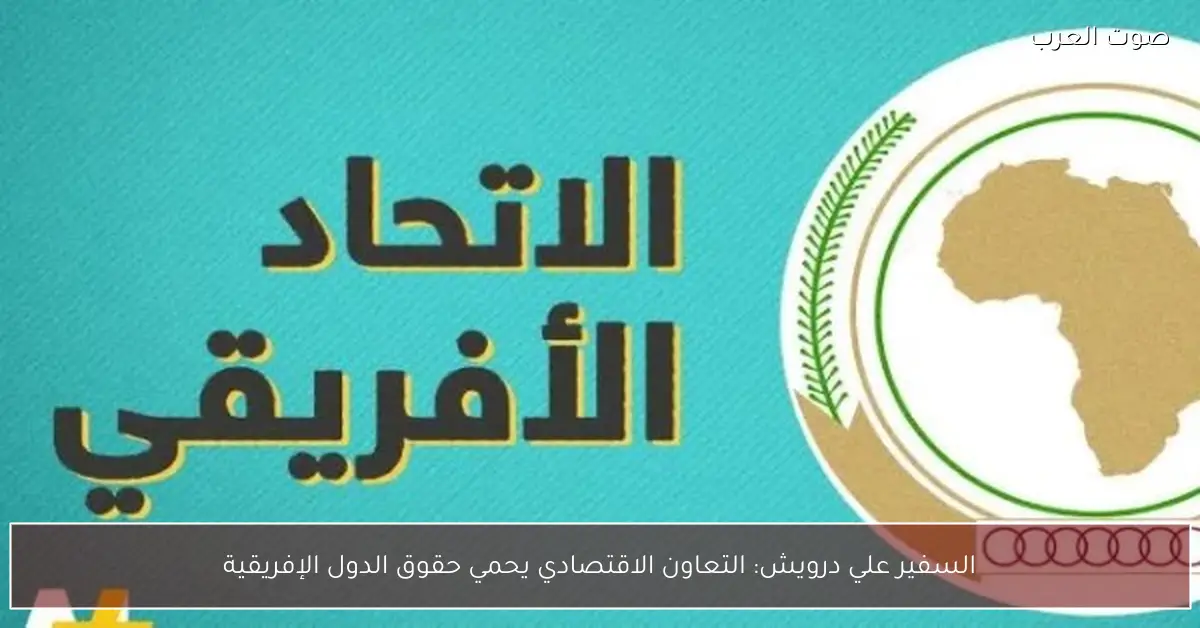 السفير علي درويش: التعاون الاقتصادي يحمي حقوق الدول الإفريقية