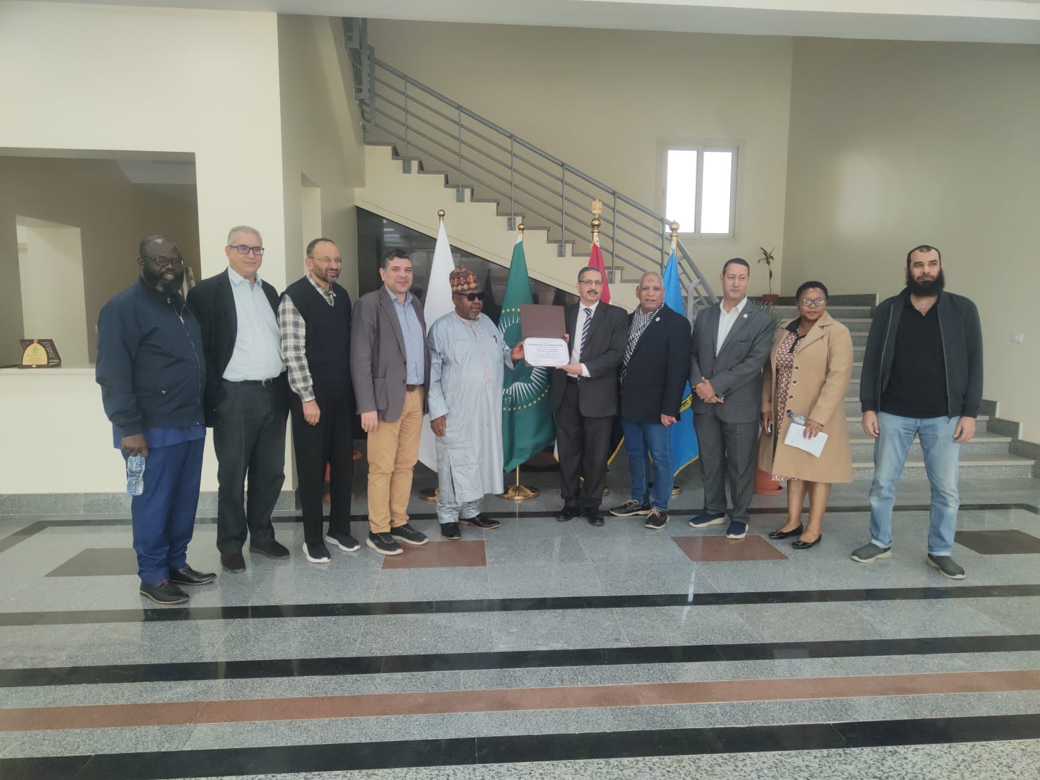 المفوضية الإفريقية توافق على دراسات الكوارث في معهد البحوث الفلكية كمركز متميز 2 مركز دراسات الكوارث