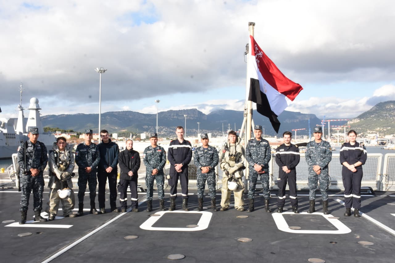 بدء فعاليات التدريب البحري المصري الفرنسي كليوباترا 2025 مع صور 2 تدريب بحري مشترك