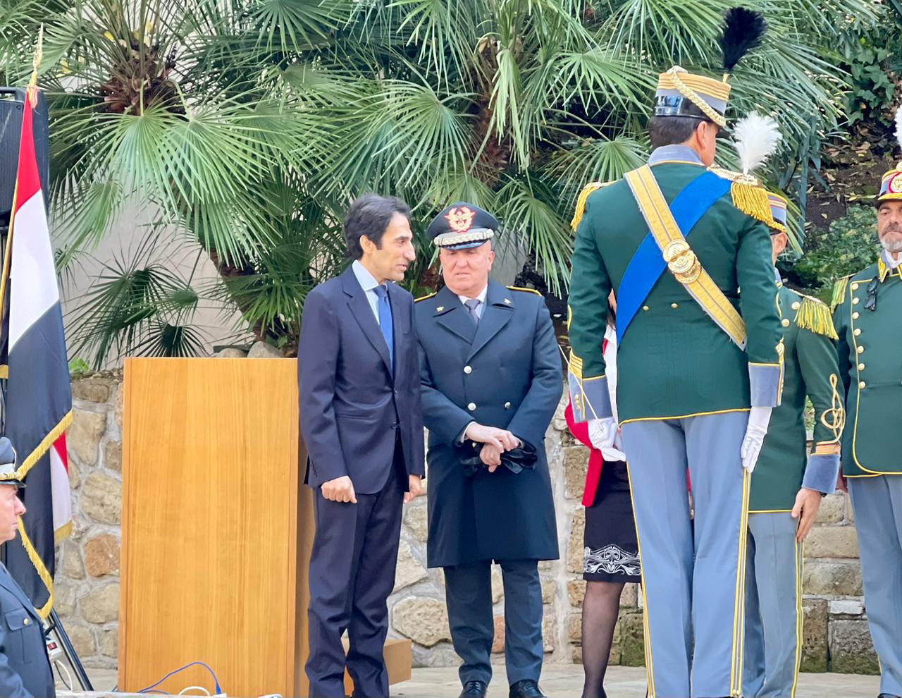 بسام راضي: الأكاديمية المصرية للفنون في روما تستضيف الموسيقى العسكرية الإيطالية 2 الفرقة الموسيقية الإيطالية