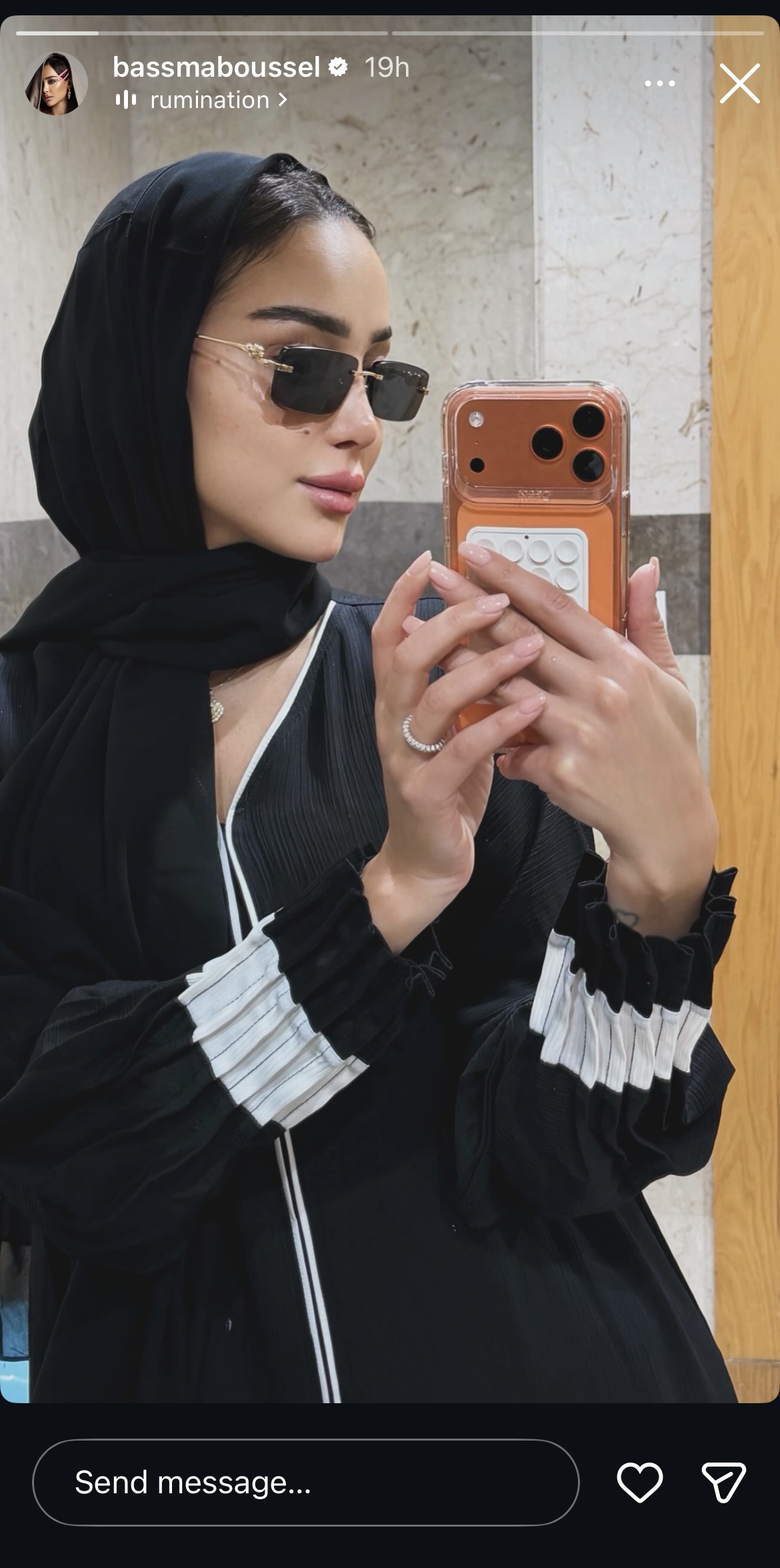 بسمة بوسيل تأسر الأنظار في أحدث إطلالة بالحجاب 2 بسمة بوسيل تأسر الأنظار في أحدث إطلالة بالحجاب