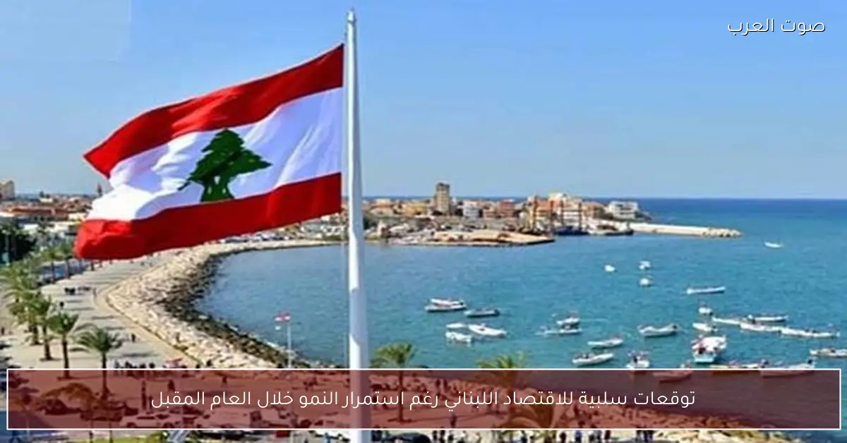 توقعات سلبية للاقتصاد اللبناني رغم استمرار النمو خلال العام المقبل