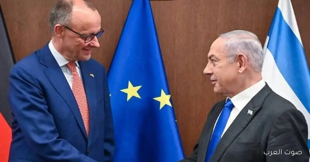 حزب ألماني: زيارة ميرتس لنتنياهو تعتبر “إعلان حرب على القانون الدولي”