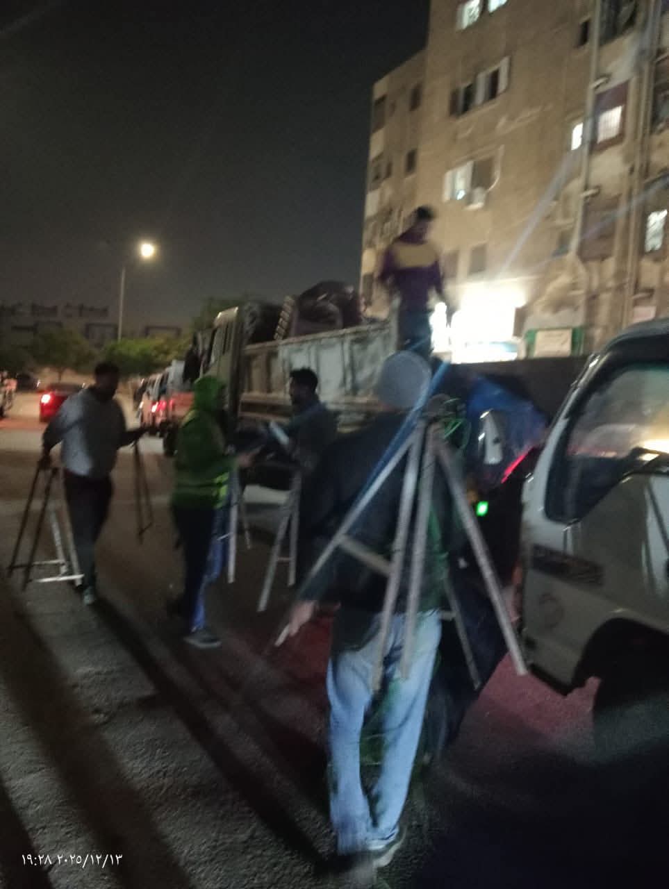 حملة موسعة لتنشيط الإشغالات المسائية في الحي الثالث بالشيخ زايد 2 حملة إزالة الإشغالات في الشيخ زايد