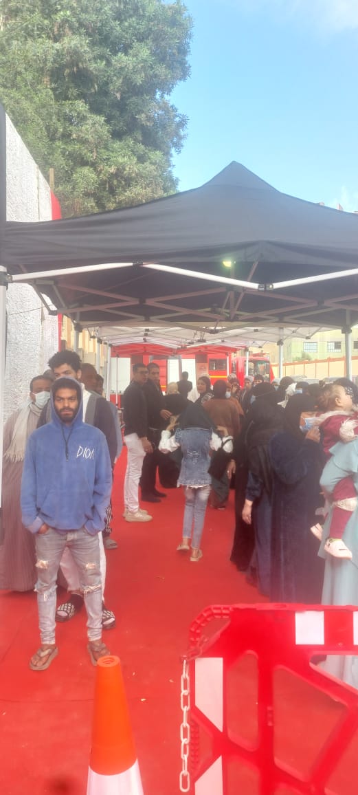 زحمة تصويت كبيرة في <a href=