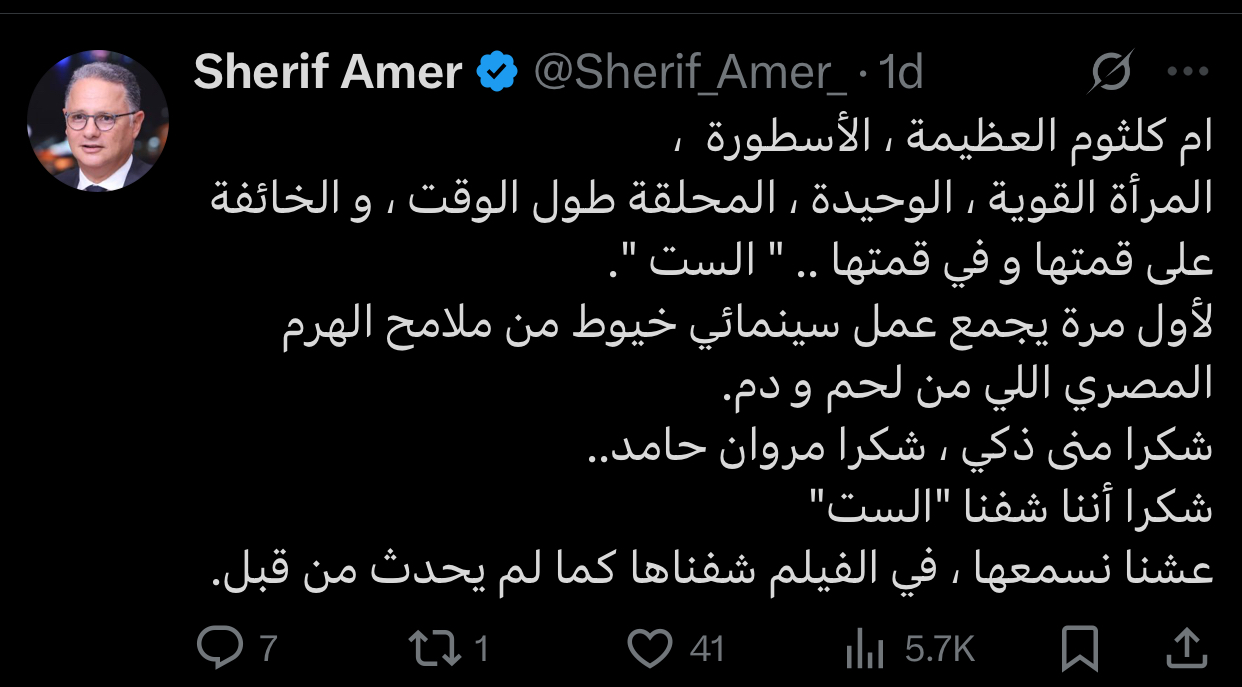 شريف عامر: فيلم الست كان حاجة مش طبيعية 2 شريف عامر فيلم الست كان حاجة مش طبيعية