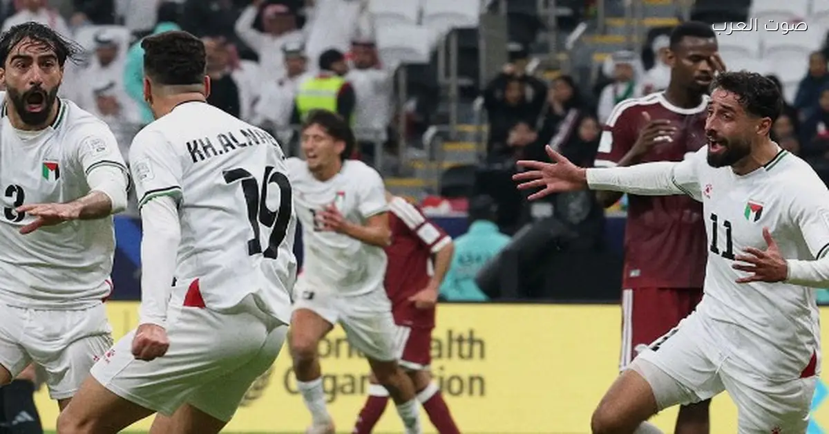 شوط أول بدون أهداف بين فلسطين وسوريا في كأس العرب