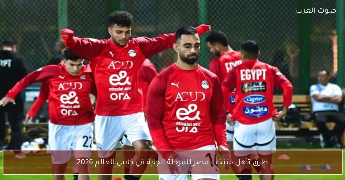 طرق تأهل منتخب مصر للمرحلة الجاية في كأس العالم 2026