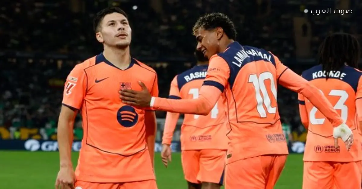 فرانكفورت يحرج برشلونة ويتقدم بنتيجة في الشوط الأول بدوري أبطال أوروبا