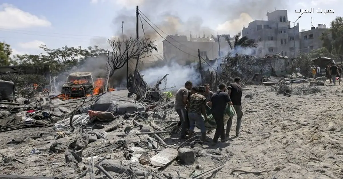 قصف إسرائيلي يضرب حي الشجاعية في غزة