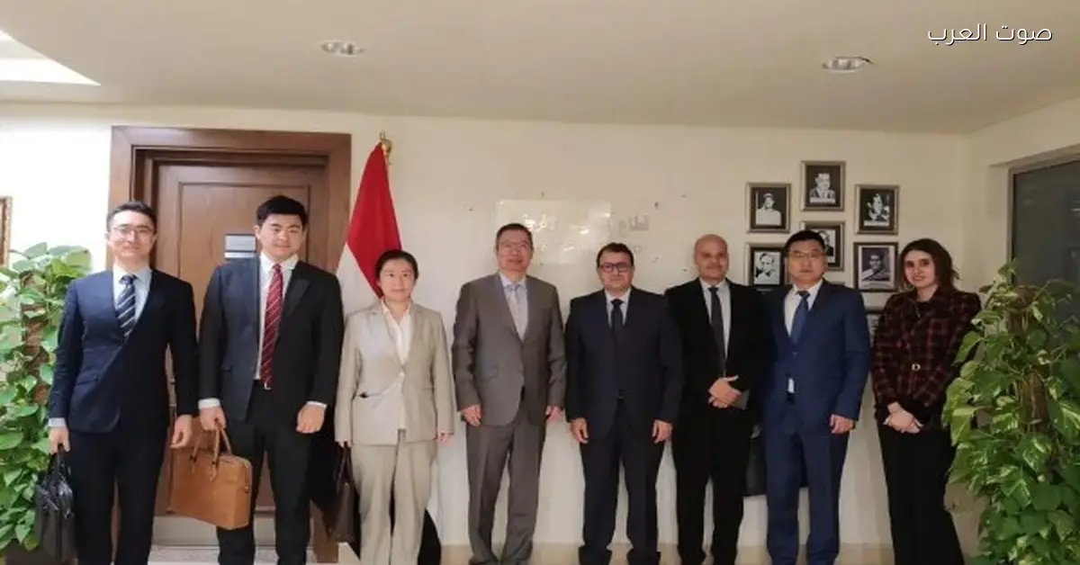 مصر والصين يناقشوا آخر المستجدات في منطقة القرن الإفريقي والبحر الأحمر