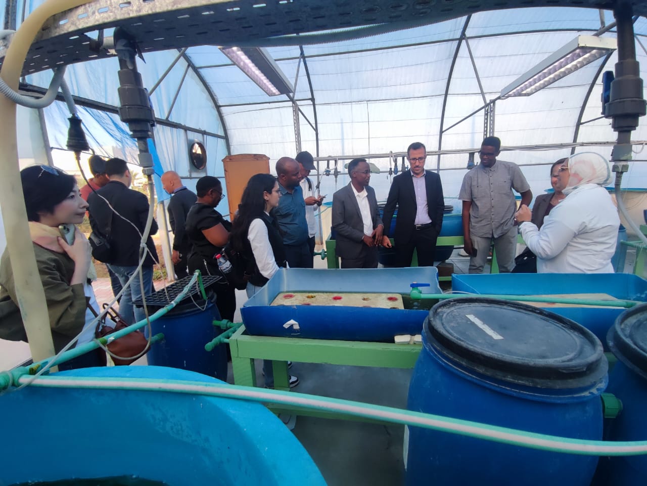 معهد علوم البحار والمصايد يستقبل وفد دولي لتعزيز التعاون في الاقتصاد الأزرق 2 محطة المكس للبحوث التطبيقية