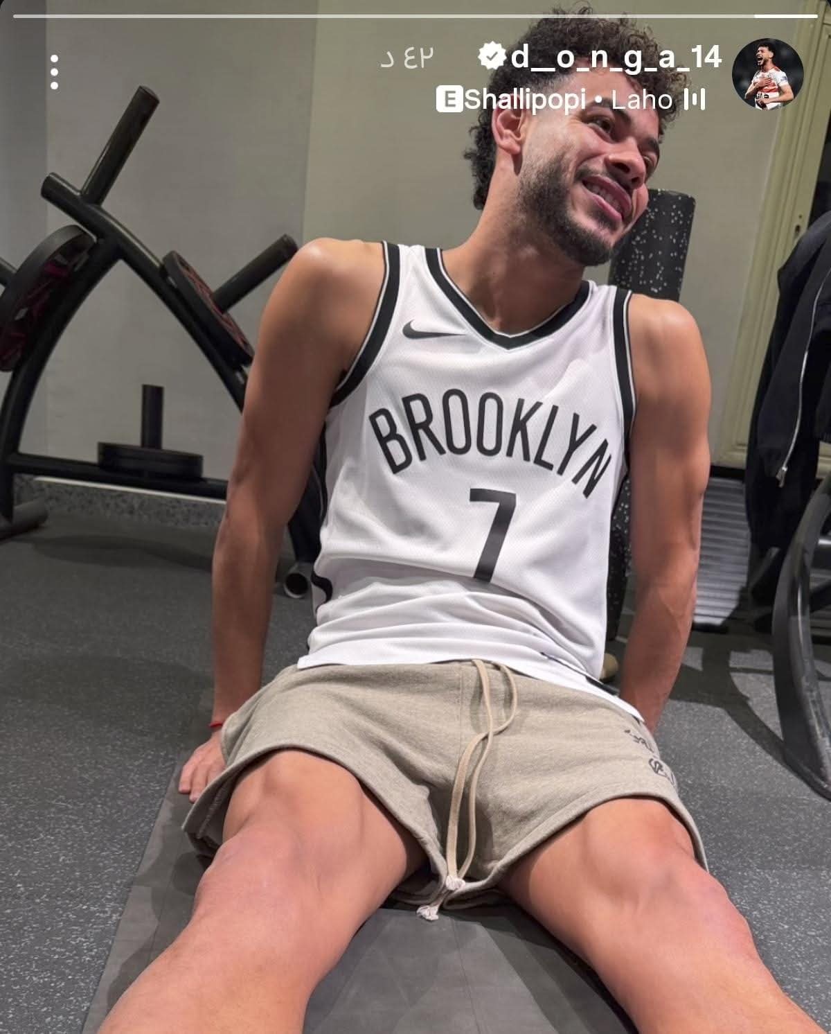 نبيل عماد دونجا بيكمل تأهيله بعد الإصابة.. صور 2 دونجا في التأهيل