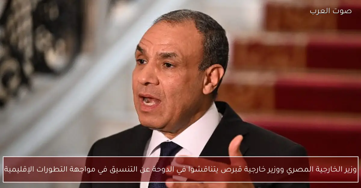 وزير الخارجية المصري ووزير خارجية قبرص يتناقشوا في الدوحة عن التنسيق في مواجهة التطورات الإقليمية