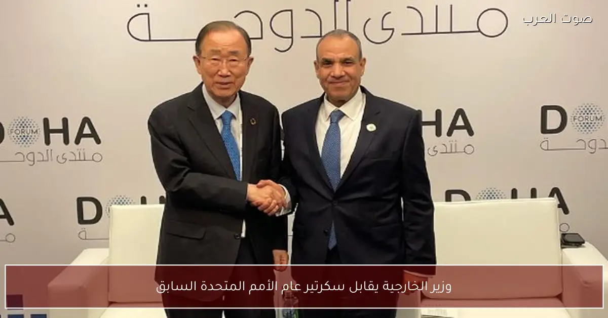 وزير الخارجية يقابل سكرتير عام الأمم المتحدة السابق