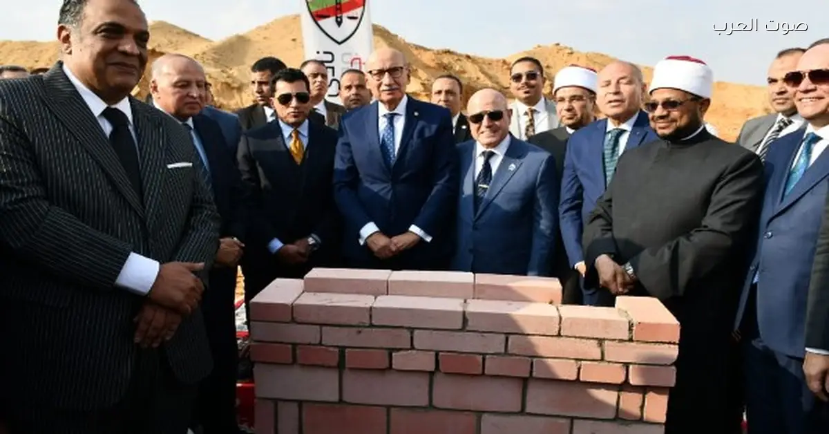 وزير الشباب ومحافظ القاهرة يبدأوا أول مسجد يحمل اسم قضاة مصر